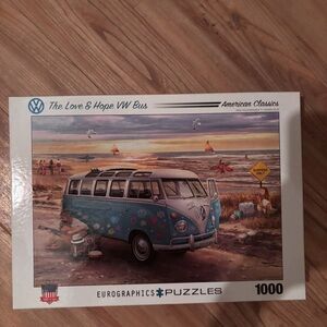 EuroGraphics "The Love & Hope VW Bus" 1000-Piece Jigsaw Puzzle